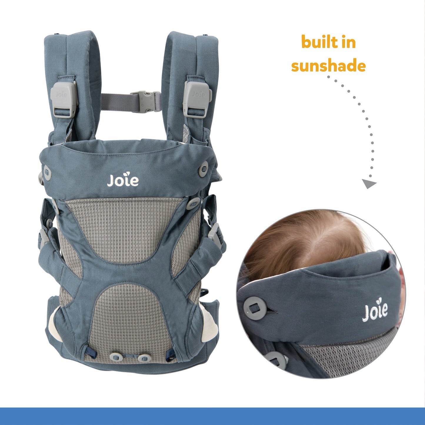 Joie Savvy Baby Carrier || Fashion-Marina || Birth+ to 48months
