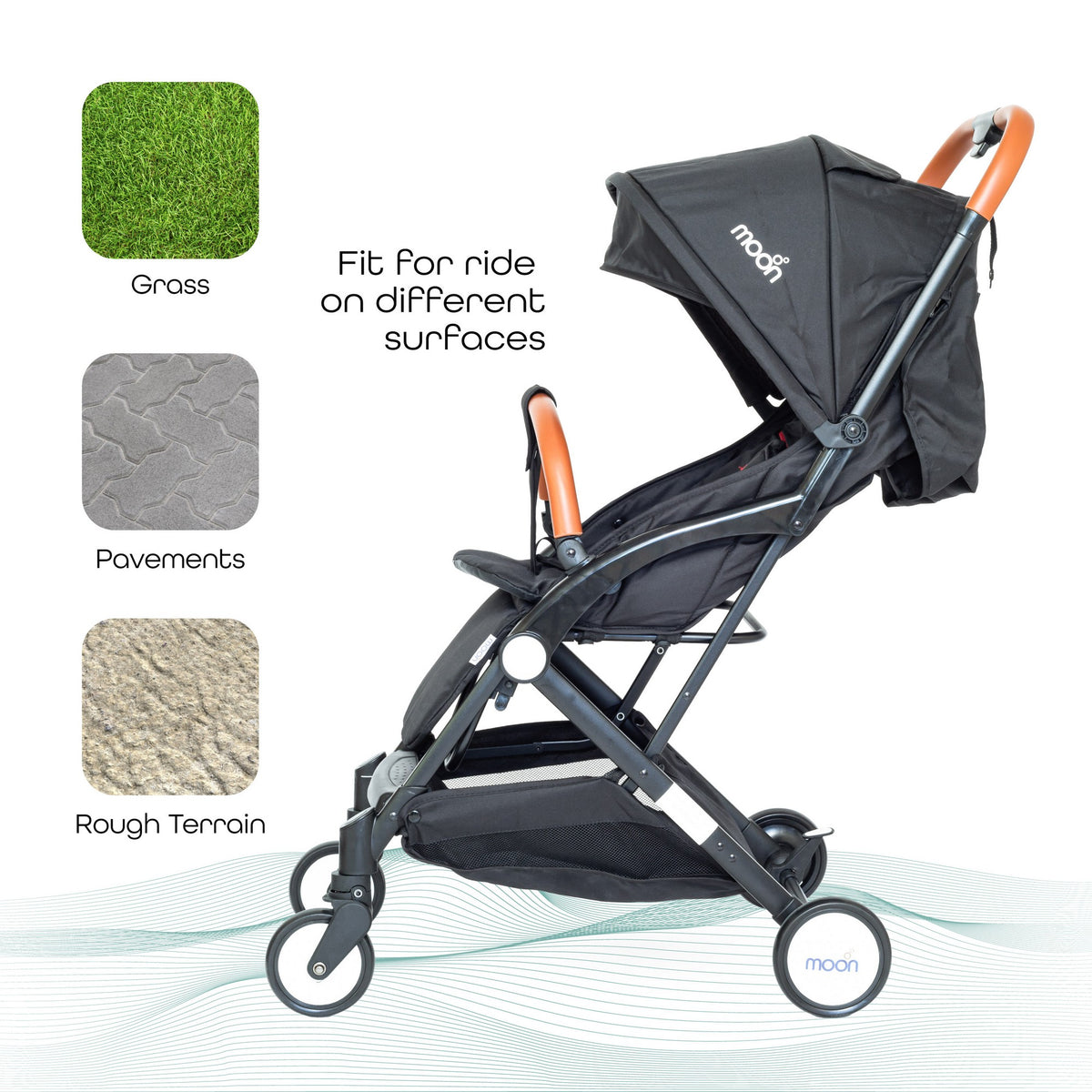 Moon Ritzi Stroller Birth to 18 kg - Open Box
