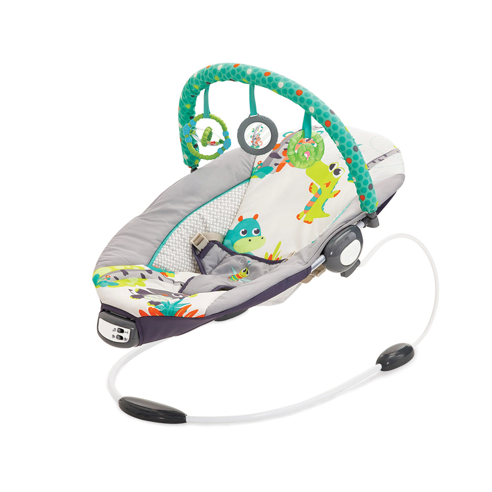 Mastela Music Vibrations Bouncer || Fashion-Grey || 3months to 12months
