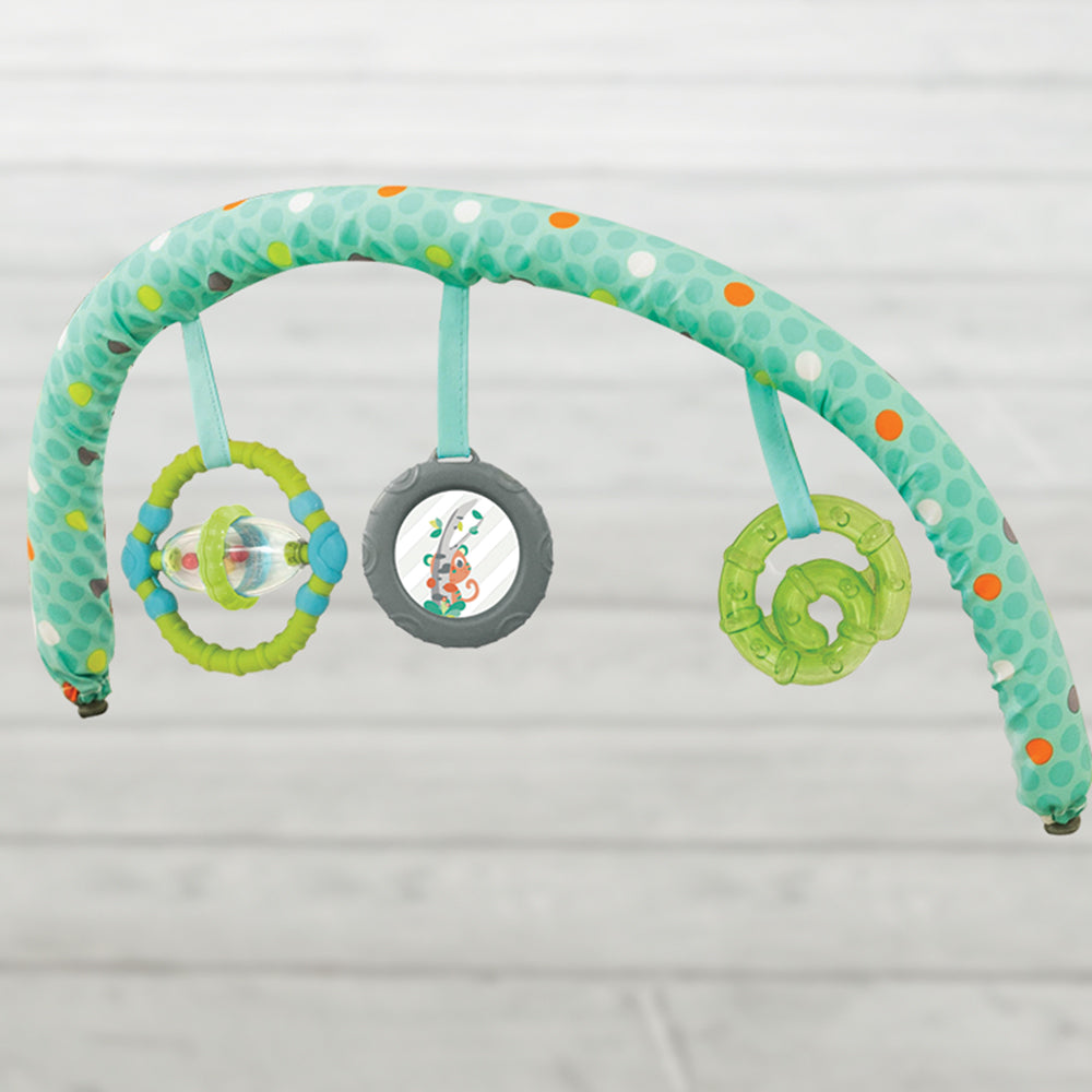Mastela Music Vibrations Bouncer || Fashion-Grey || 3months to 12months