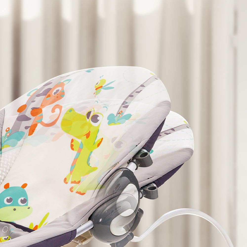Mastela Music Vibrations Bouncer || Fashion-Grey || 3months to 12months