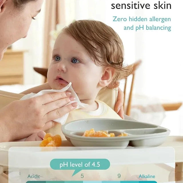 Nose Saline Baby Wipes-180 Count (Pack of 6)