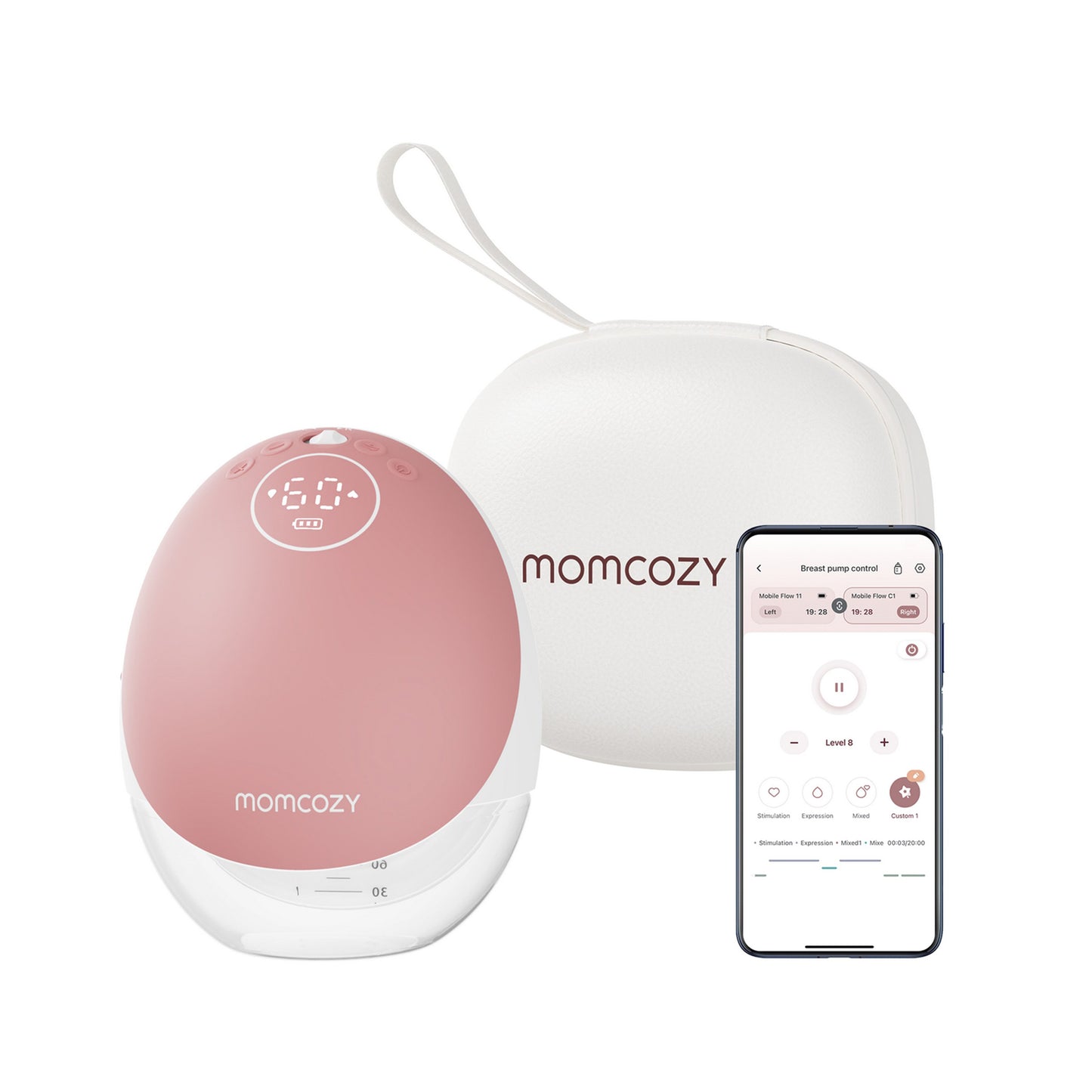 Momcozy Breast Pump M9 Single Cozy Red