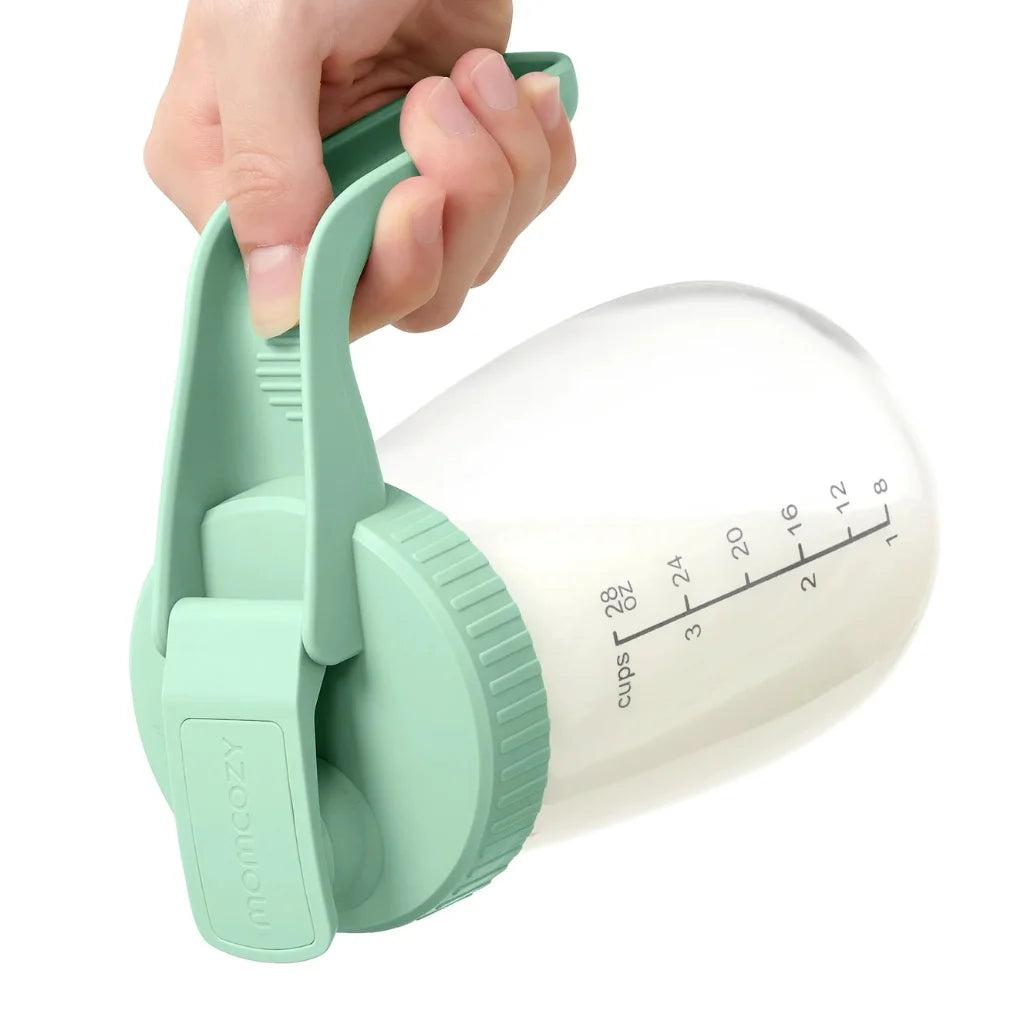 Momcozy Breastfeeding Access Breast Milk Storage Container Green