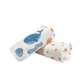 Nuluv Blue Whale Design Burp Cloth (White) - Pack of 2