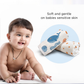 Nuluv Blue Whale Design Burp Cloth (White) - Pack of 2