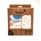 Nuluv Blue Whale Design Swaddle Wrap (0 to 6 Months) White