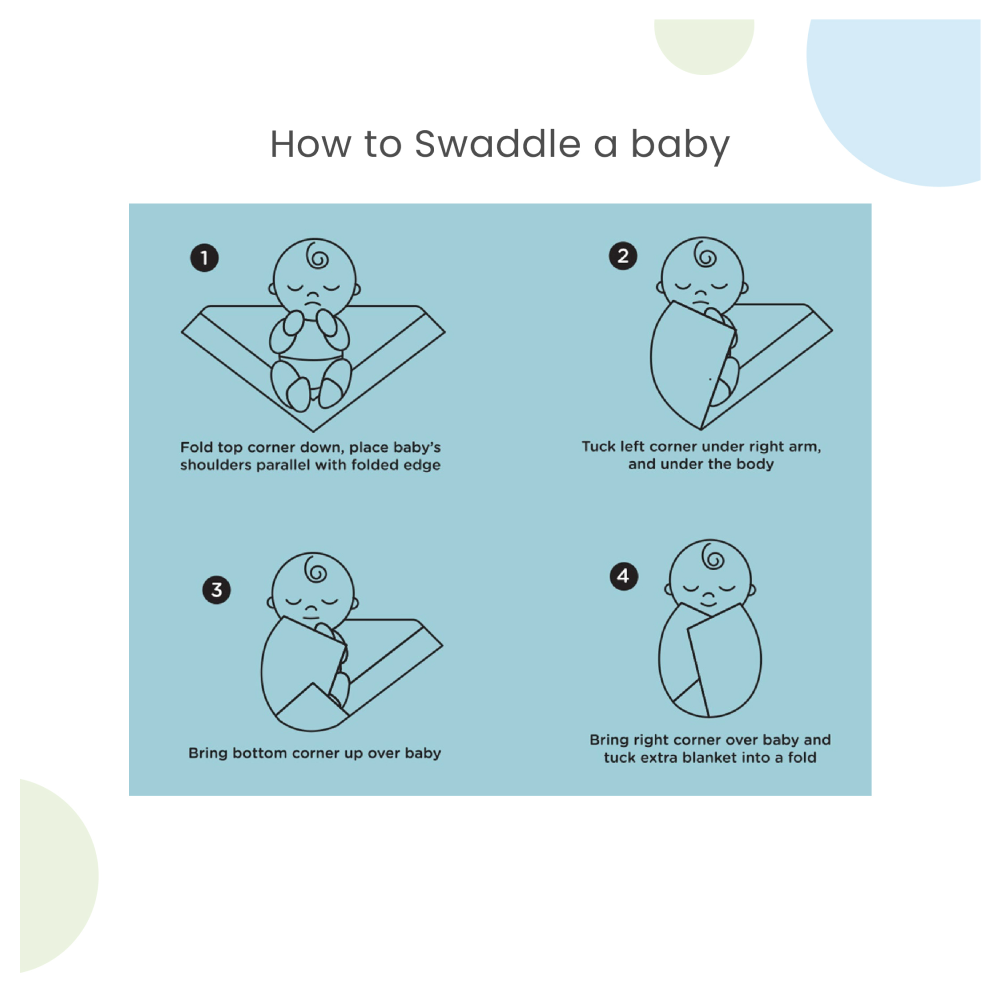 Nuluv Yellow Pineapple Swaddle Wrap (0 to 6 Months) White