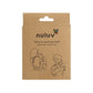 Nuluv Burp Cloth White - Pack of 2