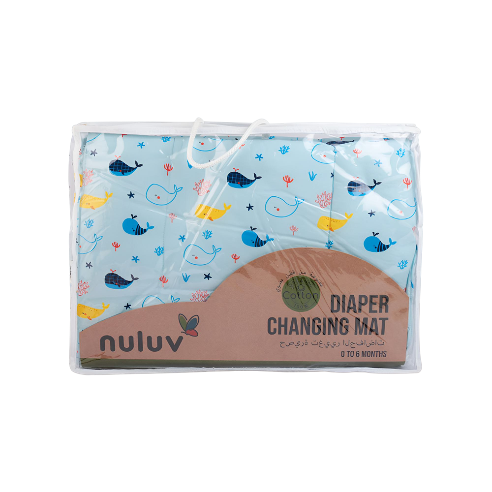 Nuluv Baby Quick Dry Sheet (Blue) - Pack of 3