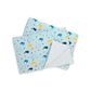 Nuluv Baby Quick Dry Sheet (Blue) - Pack of 3