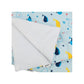 Nuluv Baby Quick Dry Sheet (Blue) - Pack of 3