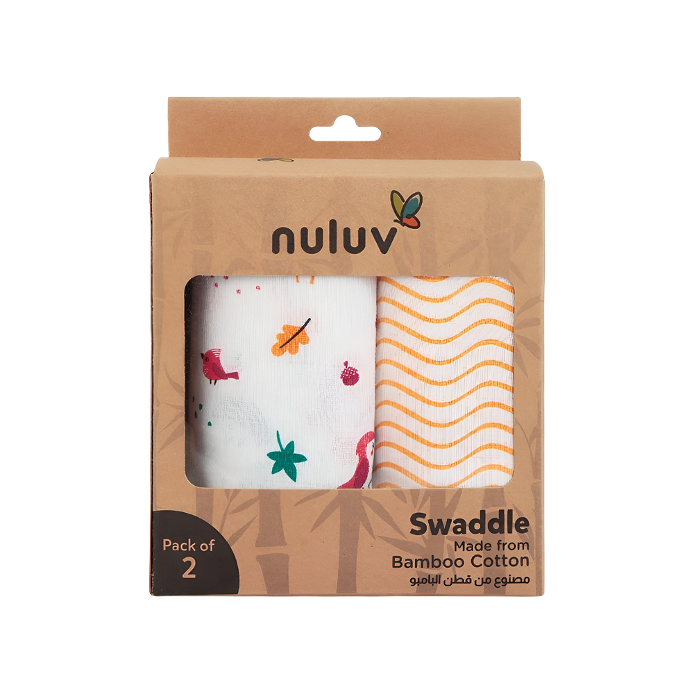 Nuluv Swaddle Wrap (0 to 6 Months) - White, Large