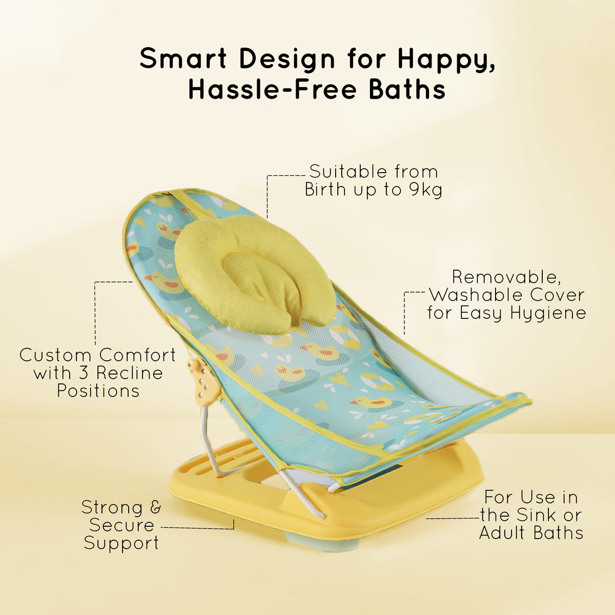 Nuluv Premium Baby Bather 0 to 3 months