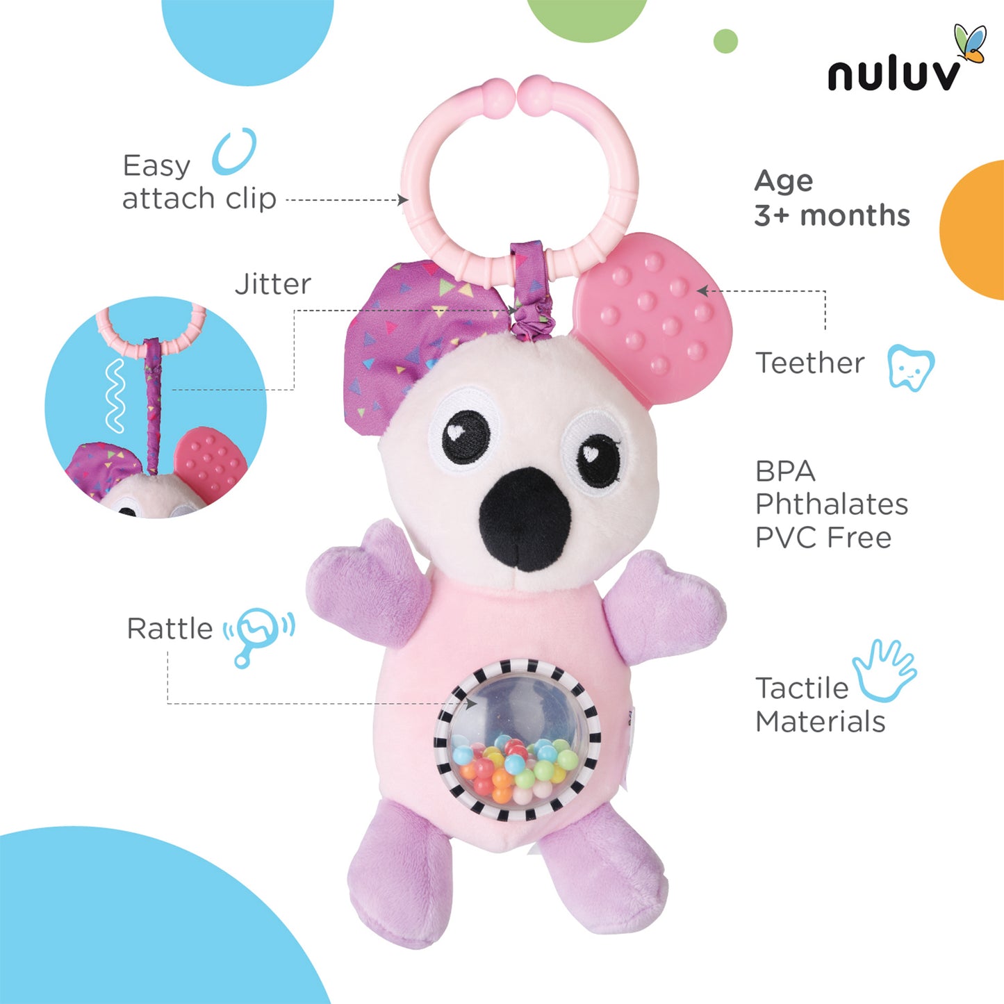 Nuluv Jittery Koala 3+ Months