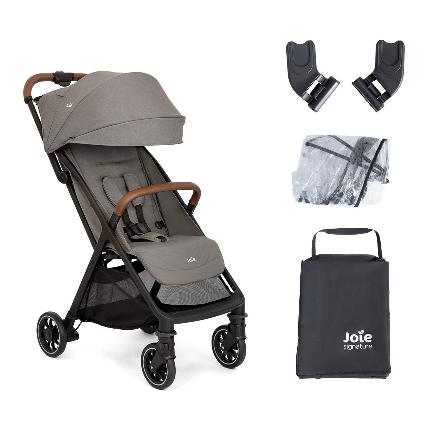 JOIE Travel System Stroller Pact Pro with Infant Carrier i-Snug Birth+ to 22 kg