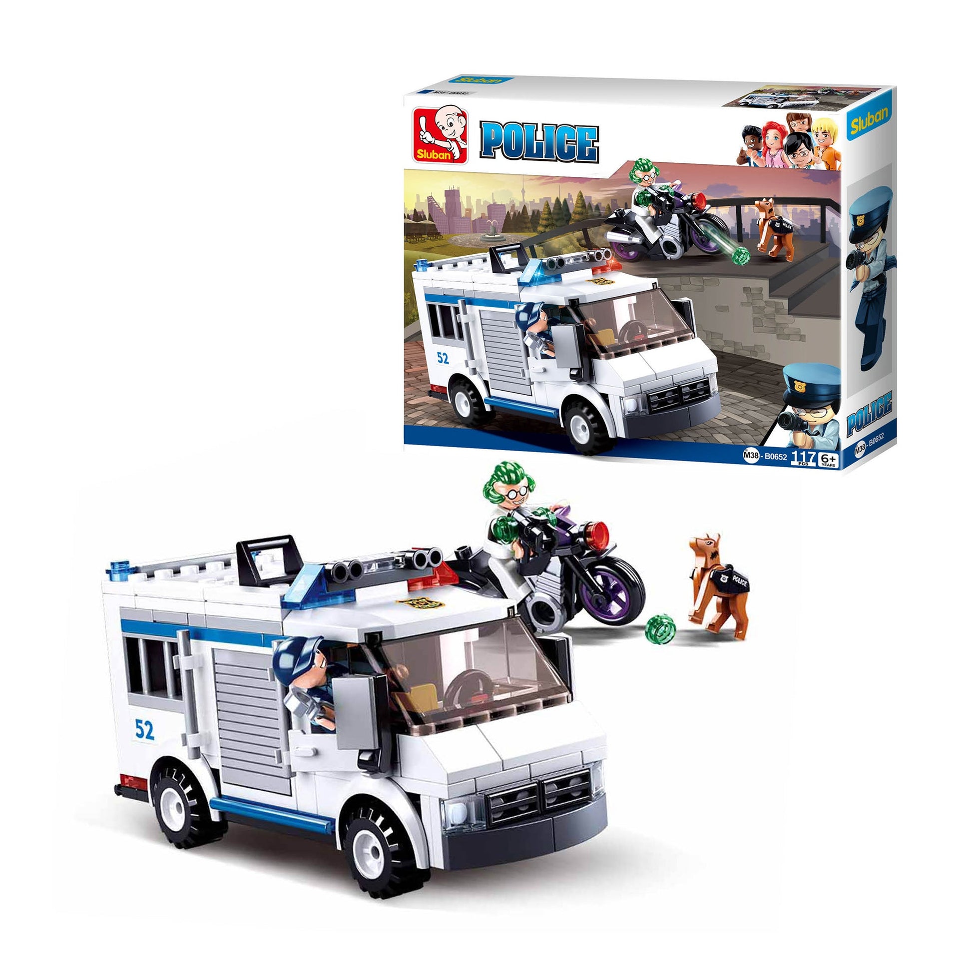 Playzu By Sluban Escort Vehicle Building Blocks Toys || 6years to 14years
