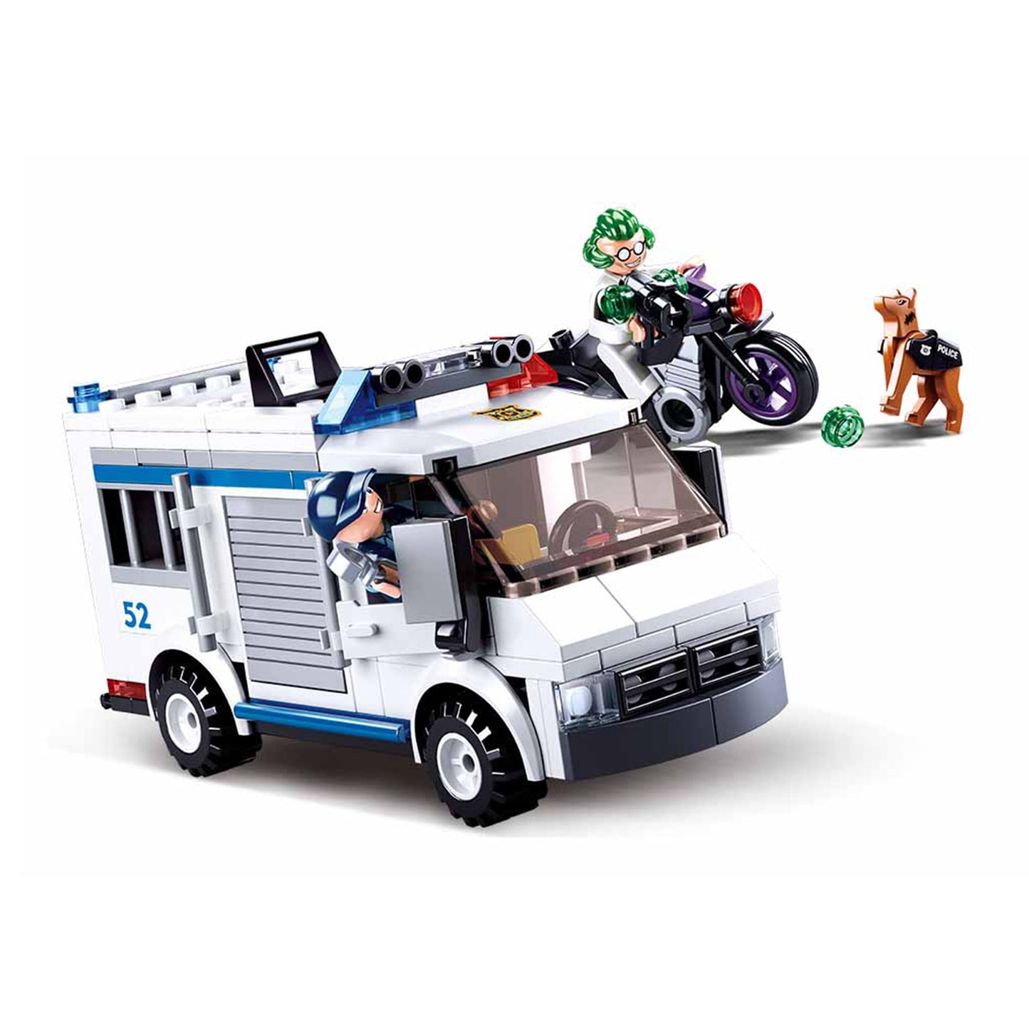 Playzu By Sluban Escort Vehicle Building Blocks Toys || 6years to 14years