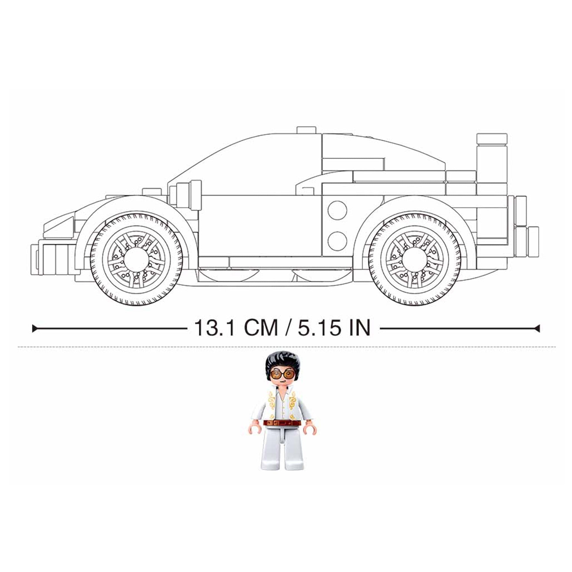 Playzu By Sluban F40 Car Building Blocks Toys || 6years to 14years