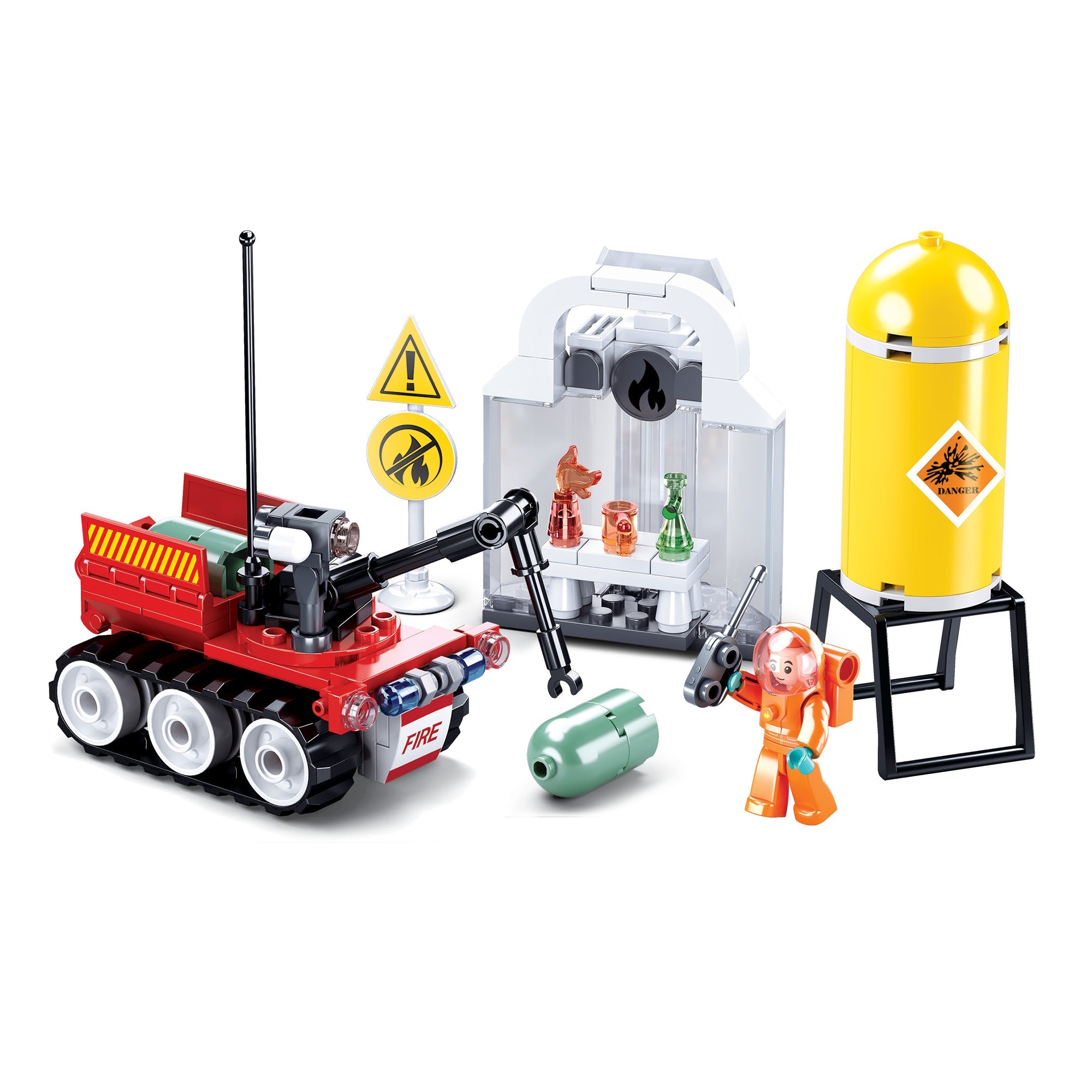 Playzu By Sluban Fire Drill Building Blocks Toys || 6years to 12years