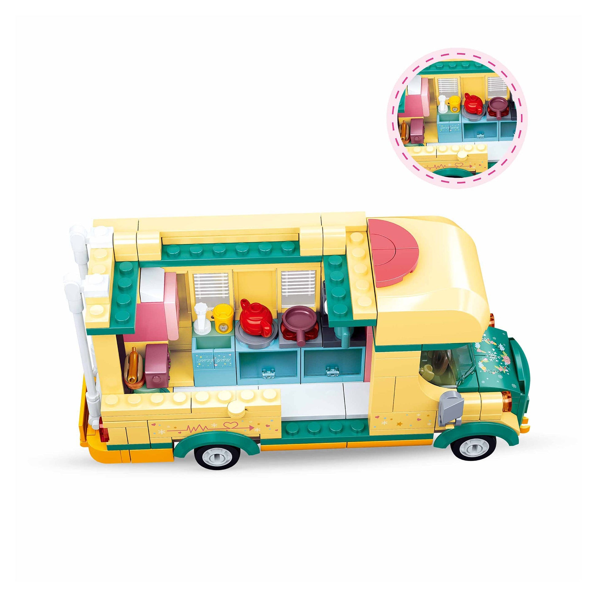 Playzu By Sluban Happy Diary (Winter Travel In Snow)-Caravanning || 6years++