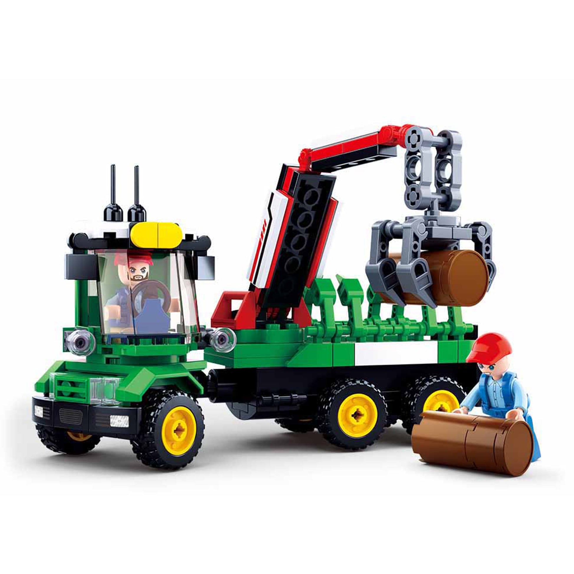 Playzu By Sluban Log Trailer Building Blocks Toys || 6years to 14years