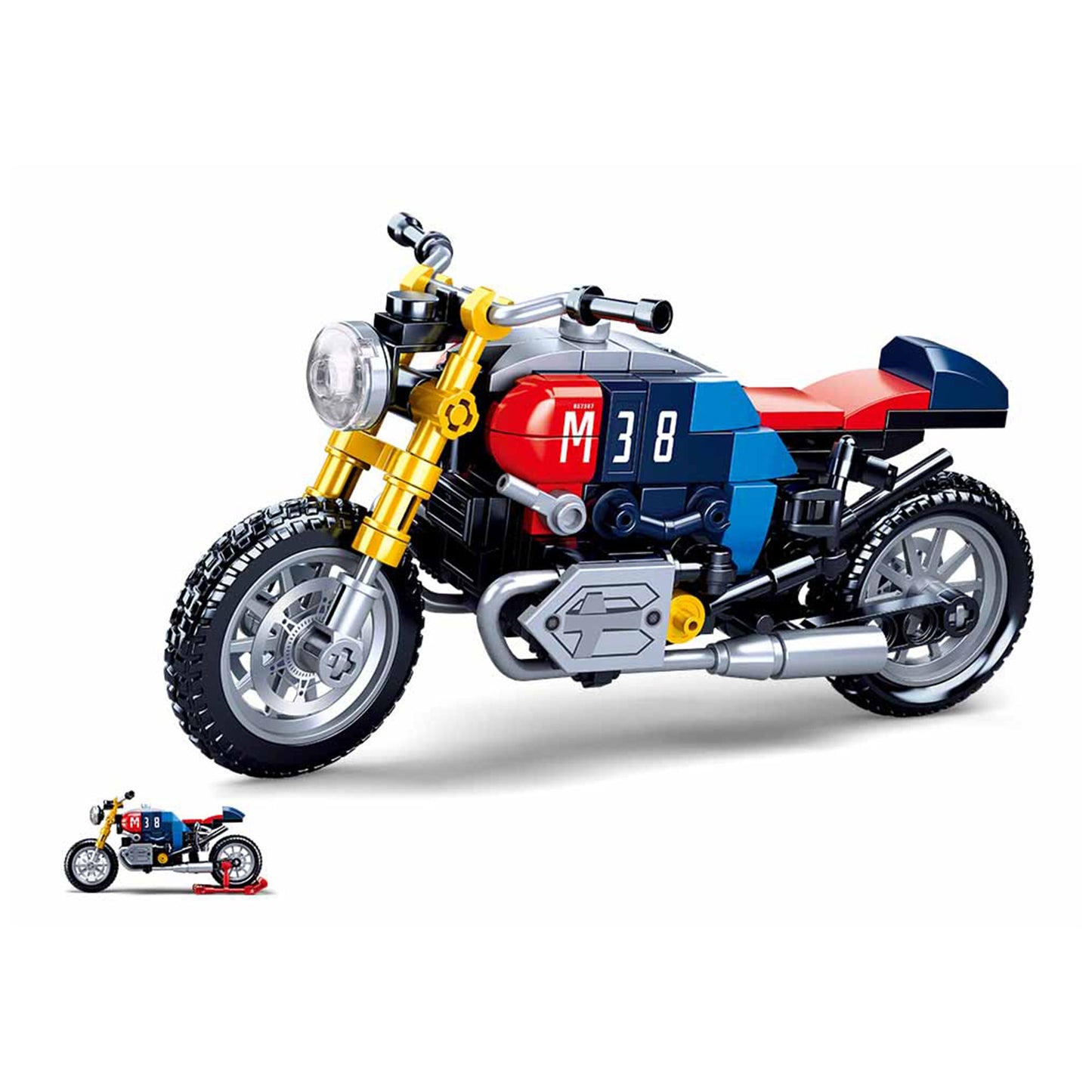 Playzu By Sluban Motorcycle Building Blocks || 8years to 12years