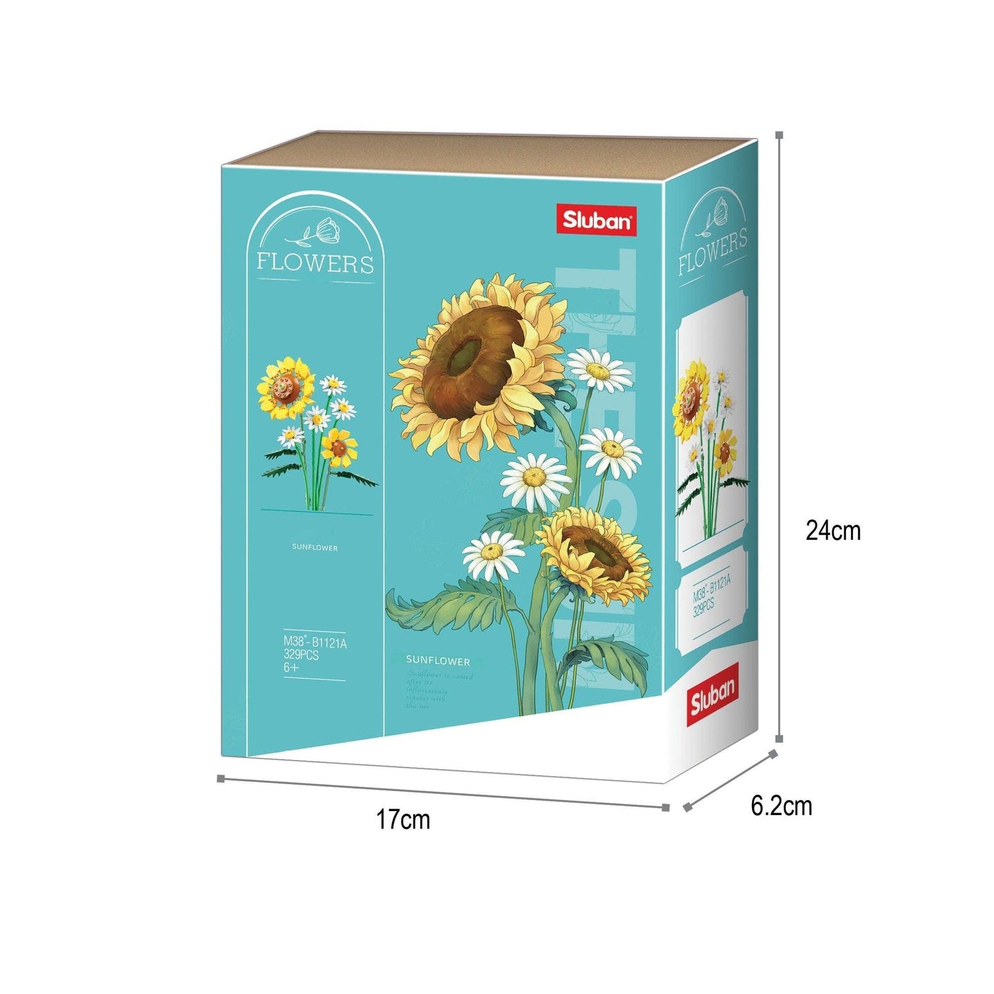 Playzu By Sluban Sunflower Building Blocks Kit || 10years to 16years