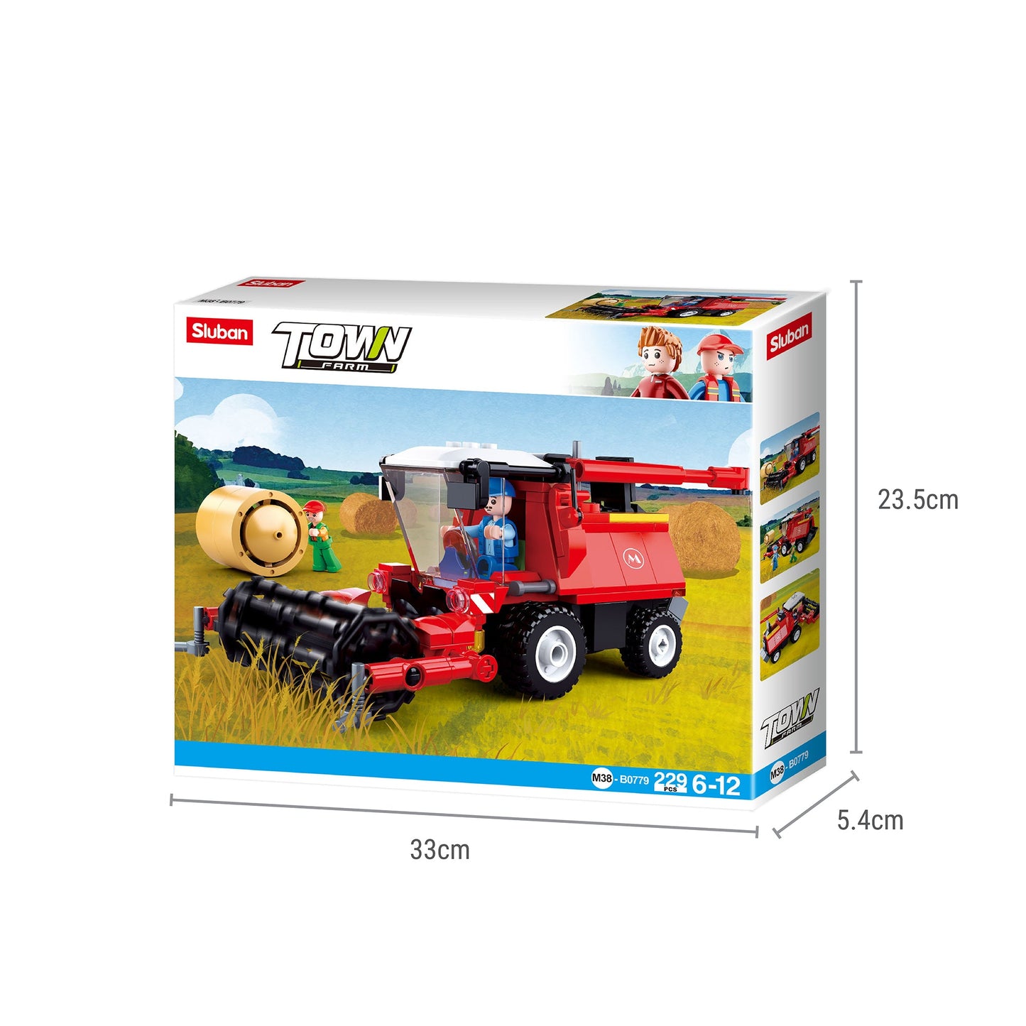 Playzu By Sluban TOWN-Harvester(229pcs) || 6years++