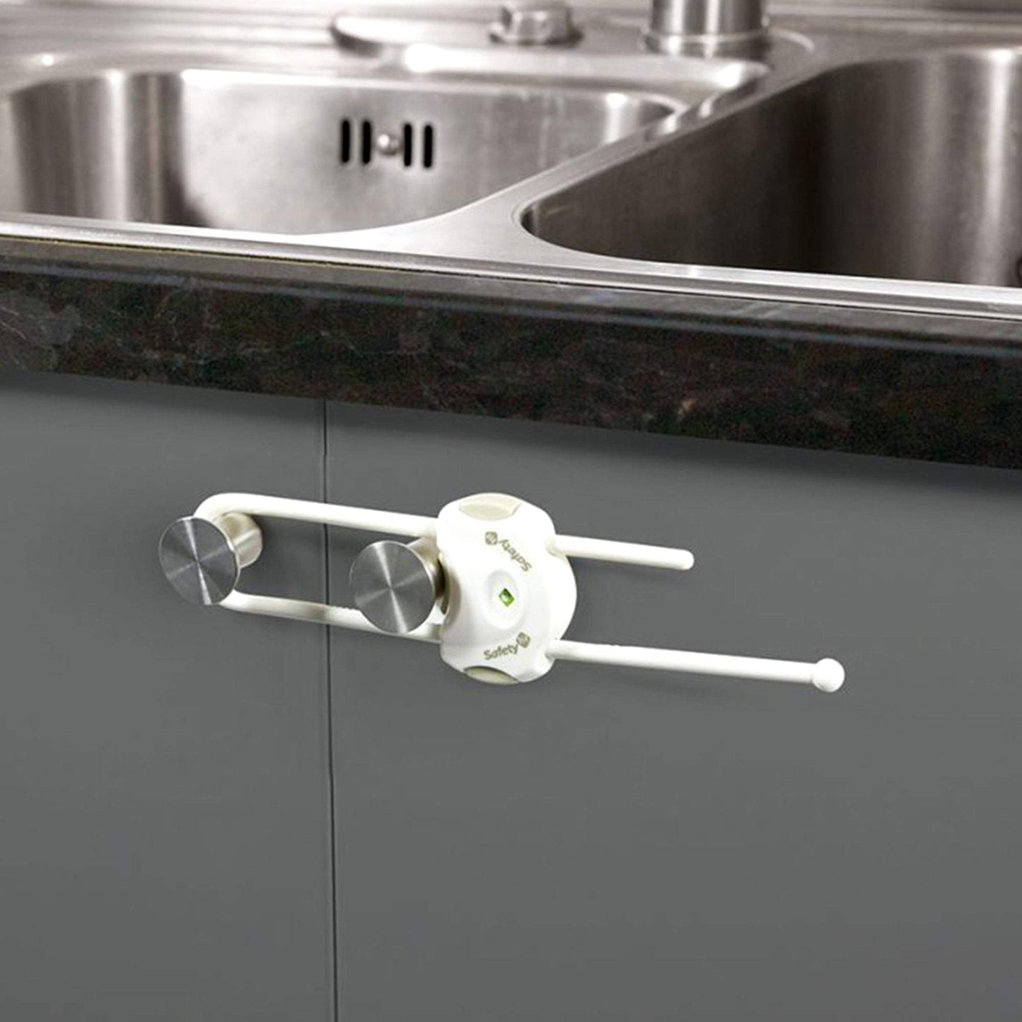Safety 1st White Color Cabinet Slide Lock || 6months to 48months