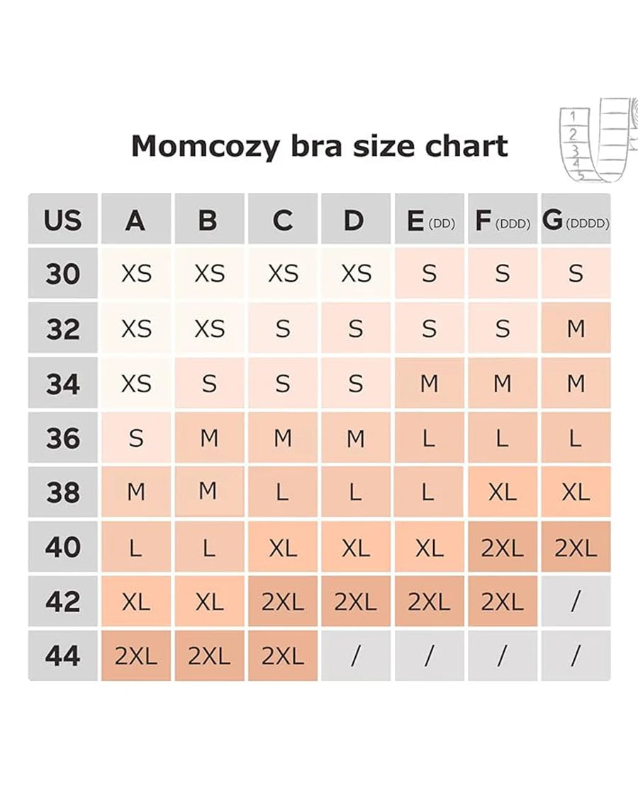 Momcozy Maternity Accessory YN08-Hands-Free Pumping Bra- Black