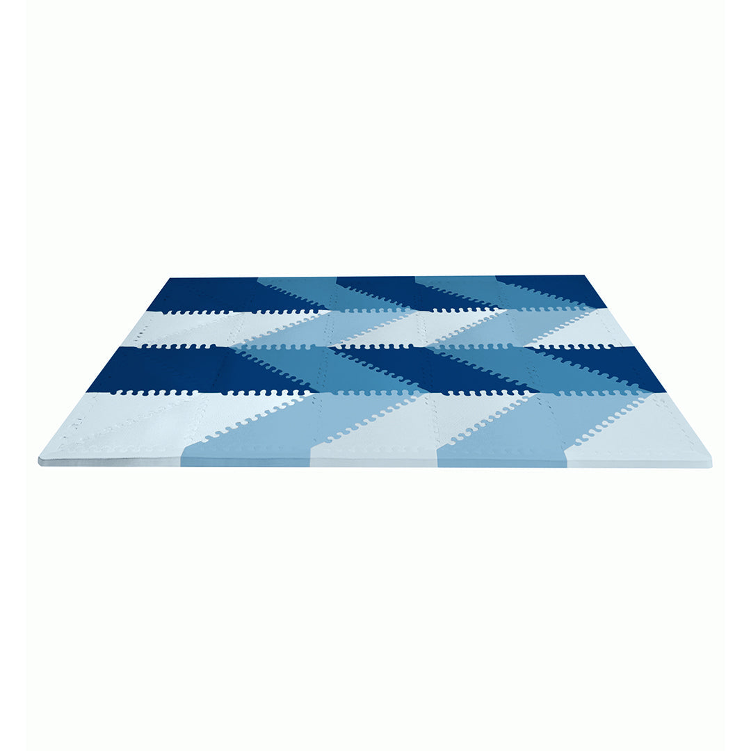 Skip Hop Blue Ombre Playspot Geo Foam Tiles || Birth+ to 24months