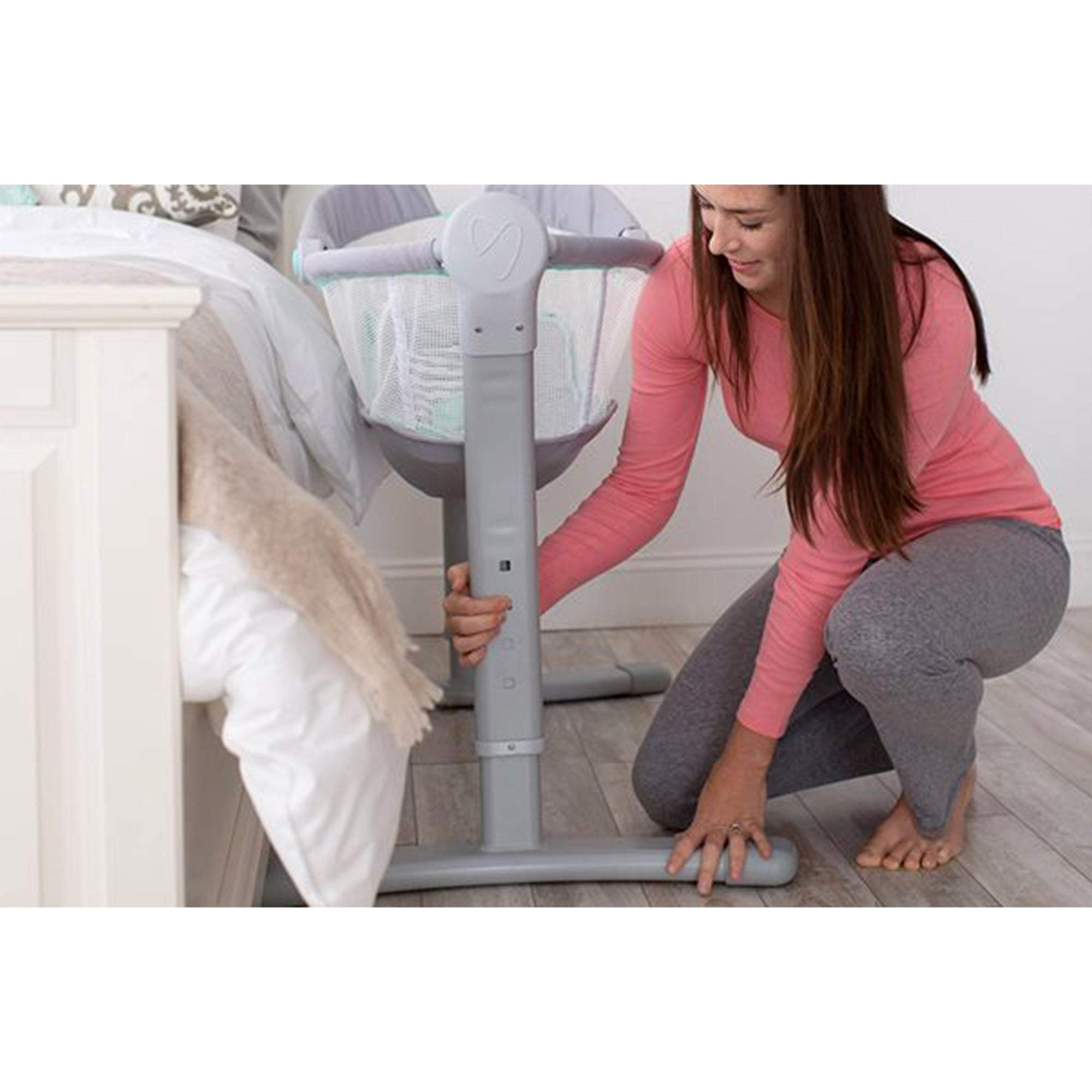 Swaddleme by your bed bedside outlet sleeper