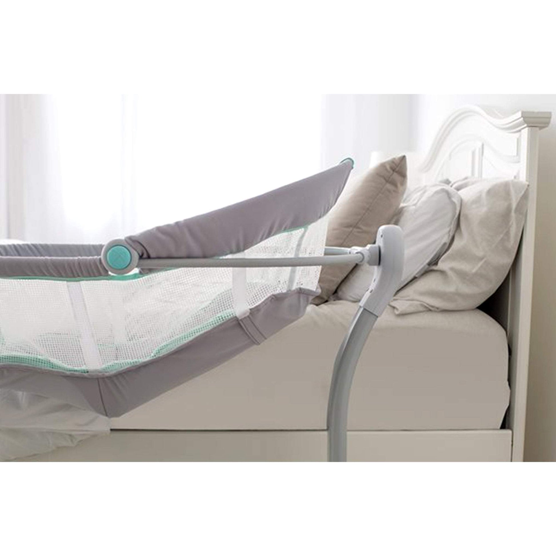Summer Infant By Your Bed Bassinet || Fashion-Grey || Used for Birth+ To 6months