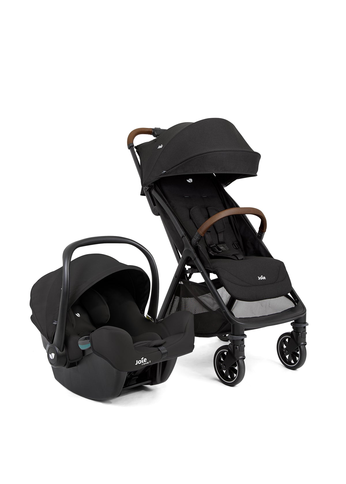 JOIE Travel System Stroller Pact Pro with Infant Carrier i-Snug Birth+ to 22 kg