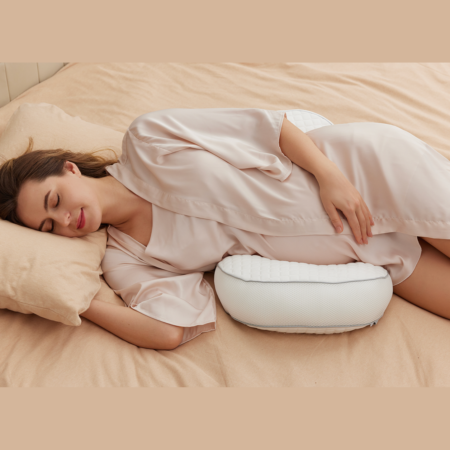 Momcozy Maternity Accessory Portable Maternity Pillow Grey