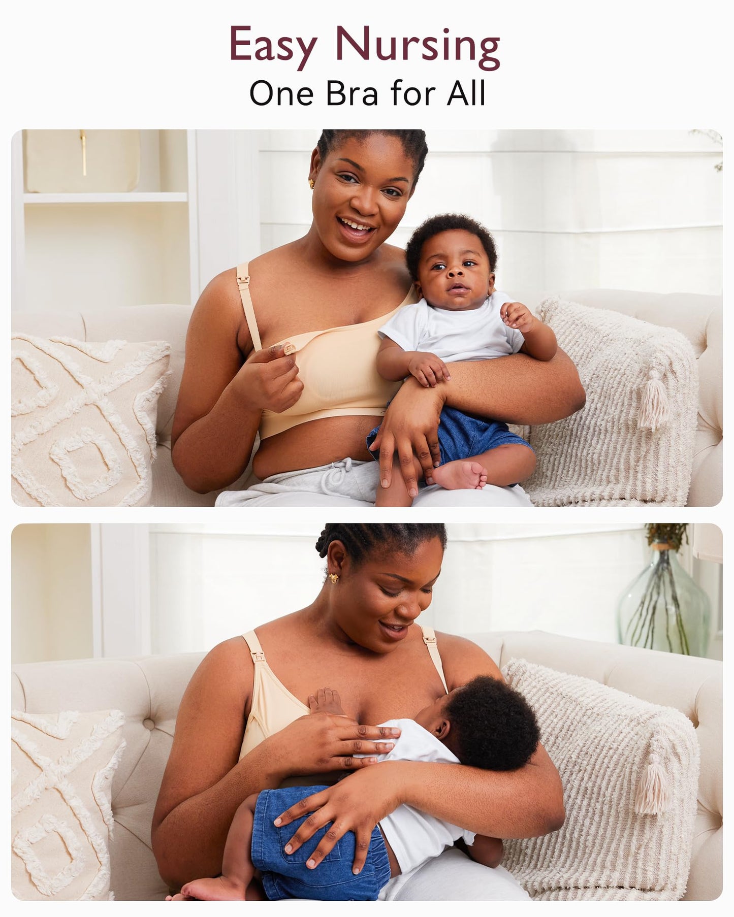 Momcozy Maternity Accessory YN08-Hands-Free Pumping Bra - Skin