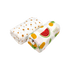 Nuluv Yellow Pineapple Swaddle Wrap (0 to 6 Months) White