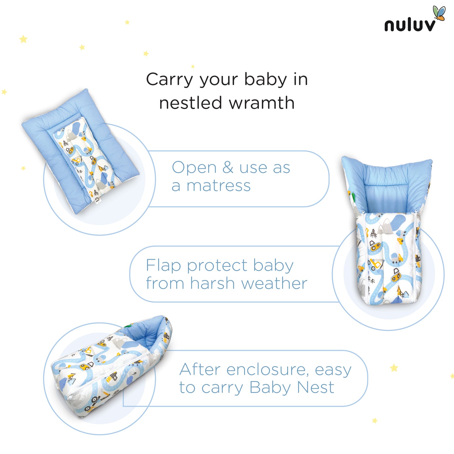 Nuluv  Carry Nest for New Born