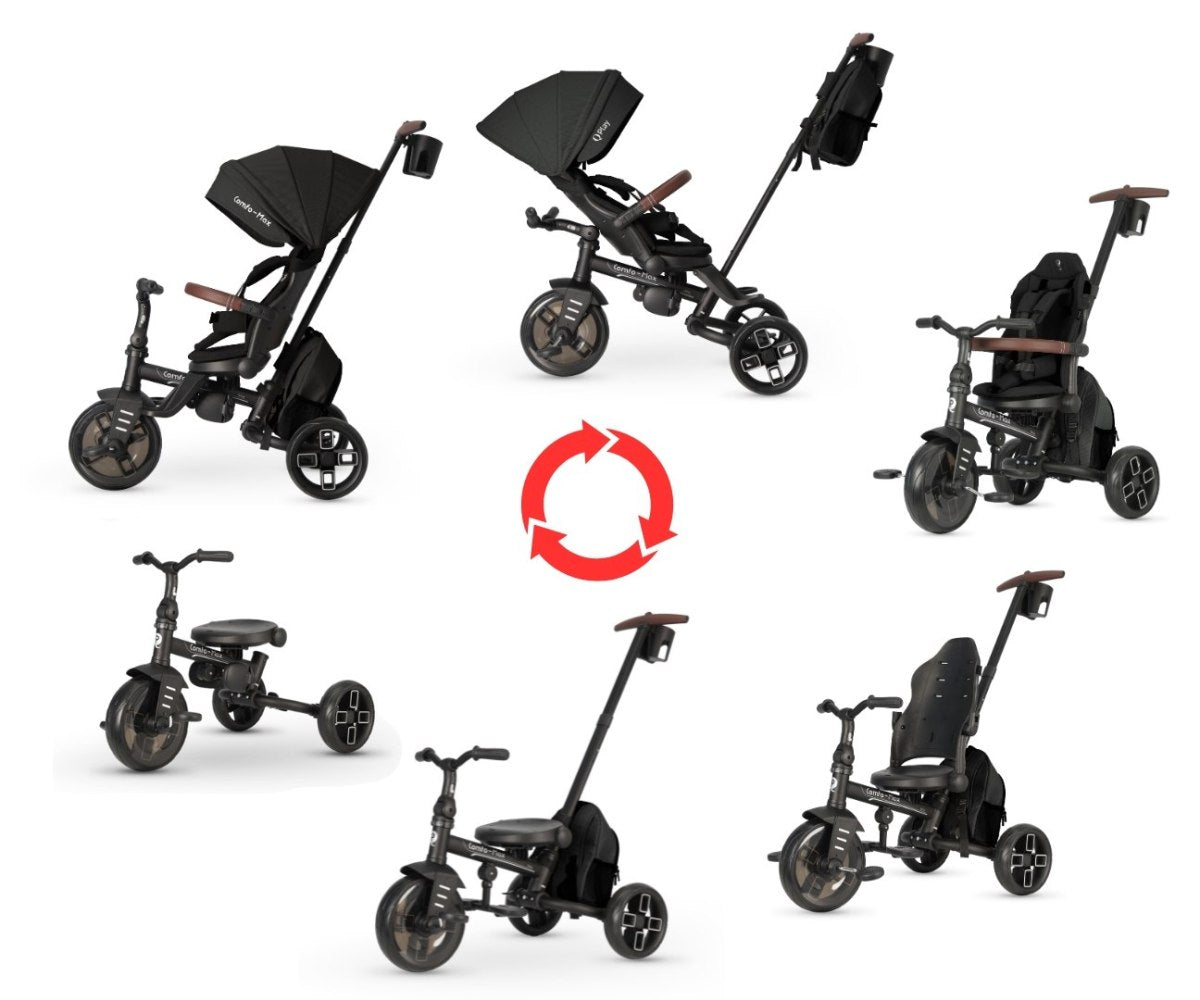 Qplay Stroller Comfo Max 7in1 Grey 10 to 72 Months