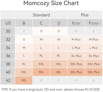 Momcozy Maternity Accessory Seamless Support Floral Nursing Bra-Black