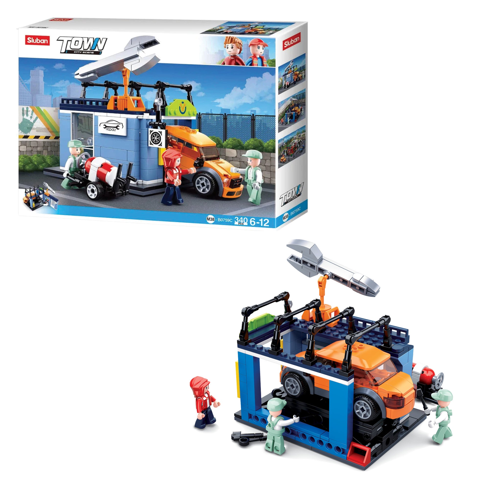 Sluban Maintenance Shop Building Blocks Kit || 10years to 16years (Copy)